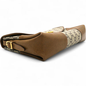 GG Plus Supreme Shoulder Bag Brown Beige
