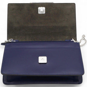 Vitello Liberty Studded Tube Wallet On Chain Asfalto Multicolor
