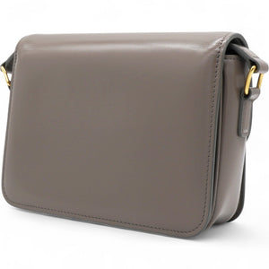 Shiny Leather Triomphe Pebble Teen