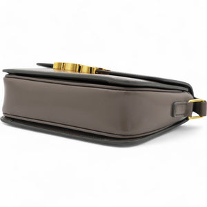 Shiny Leather Triomphe Pebble Teen