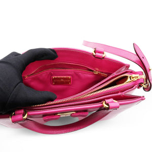 Tracy Bow Tote Saffiano Leather Red
