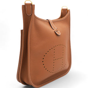 Taurillon Clemence Evelyne III PM Gold B Stamp