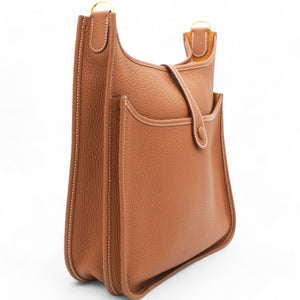 Taurillon Clemence Evelyne III PM Gold B Stamp