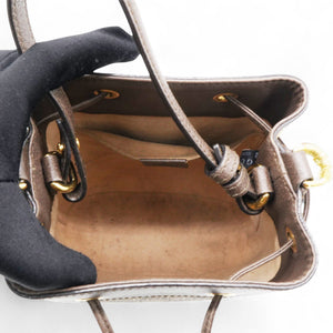 GG Supreme Monogram Web Ophidia Bucket Bag Brown