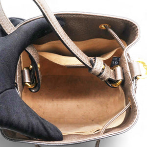 GG Supreme Monogram Web Ophidia Bucket Bag Brown