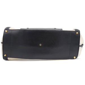 Alice Black and White Top Handle Bag