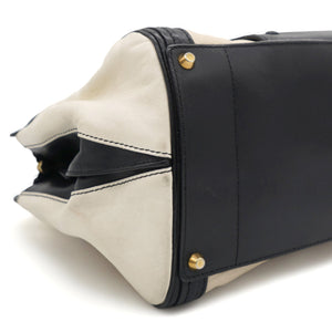 Alice Black and White Top Handle Bag