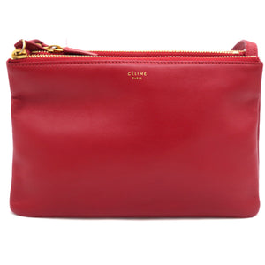Lambskin Small Trio Crossbody Bag Red