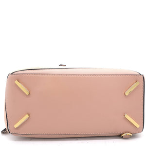 Calfskin Suede Medium Puzzle Bag Pink