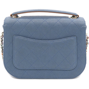 Thread Around Cuba Flap Bag Blue