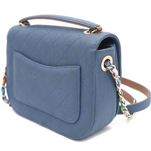 Thread Around Cuba Flap Bag Blue
