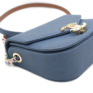 Thread Around Cuba Flap Bag Blue