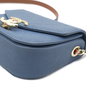 Thread Around Cuba Flap Bag Blue