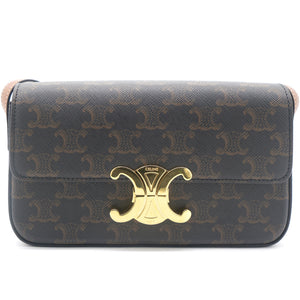 Triomphe Canvas and Calfskin Tan