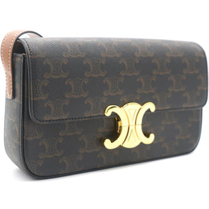 Triomphe Canvas and Calfskin Tan