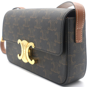 Triomphe Canvas and Calfskin Tan