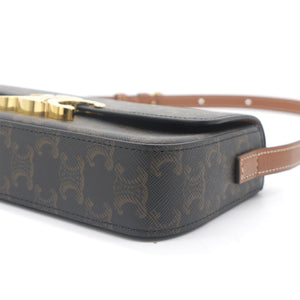 Triomphe Canvas and Calfskin Tan