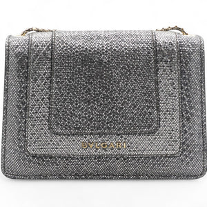 Serpenti Forever Shoulder Bag Silver