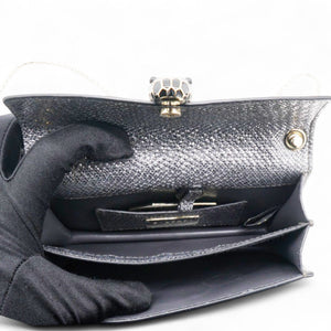 Serpenti Forever Shoulder Bag Silver
