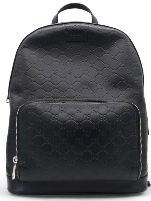 Guccissima Signature Day Backpack Black