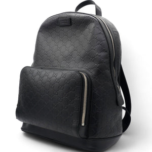 Guccissima Signature Day Backpack Black