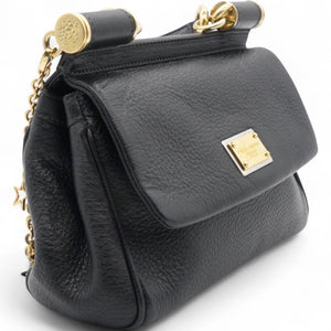Black Leather Mini Miss Sicily Bag