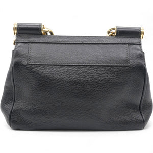 Black Leather Mini Miss Sicily Bag