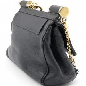 Black Leather Mini Miss Sicily Bag