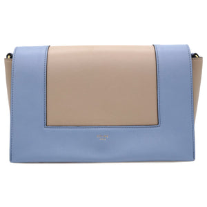 Shiny Smooth Calfskin Medium Frame Shoulder Bag