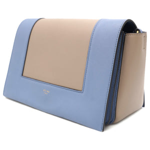 Shiny Smooth Calfskin Medium Frame Shoulder Bag