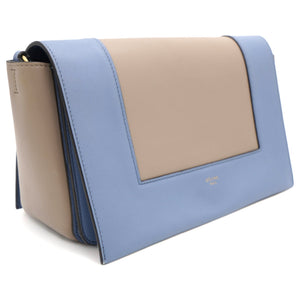 Shiny Smooth Calfskin Medium Frame Shoulder Bag
