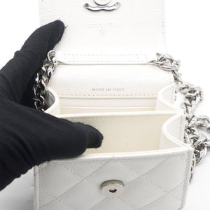 CC Calfskin white 2022 Mini