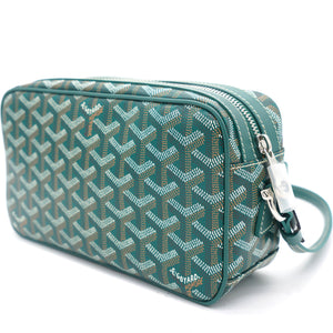 Chevron Print Coated Canvas Sac Messenger Bag