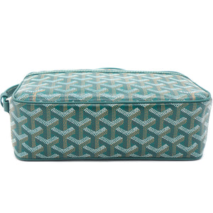 Chevron Print Coated Canvas Sac Messenger Bag