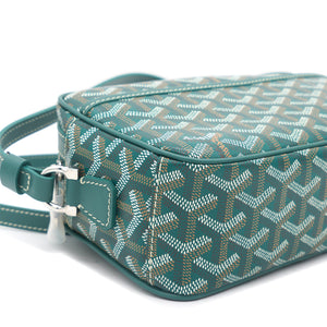 Chevron Print Coated Canvas Sac Messenger Bag