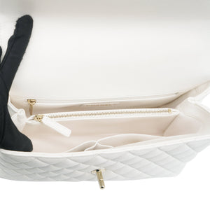 Caviar Quilted Medium Coco Handle Flap