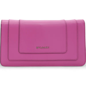 Serpenti Forever Clutch With Chain Leather Pink