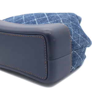 Gabrielle Backpack in Denim/Blue Leather