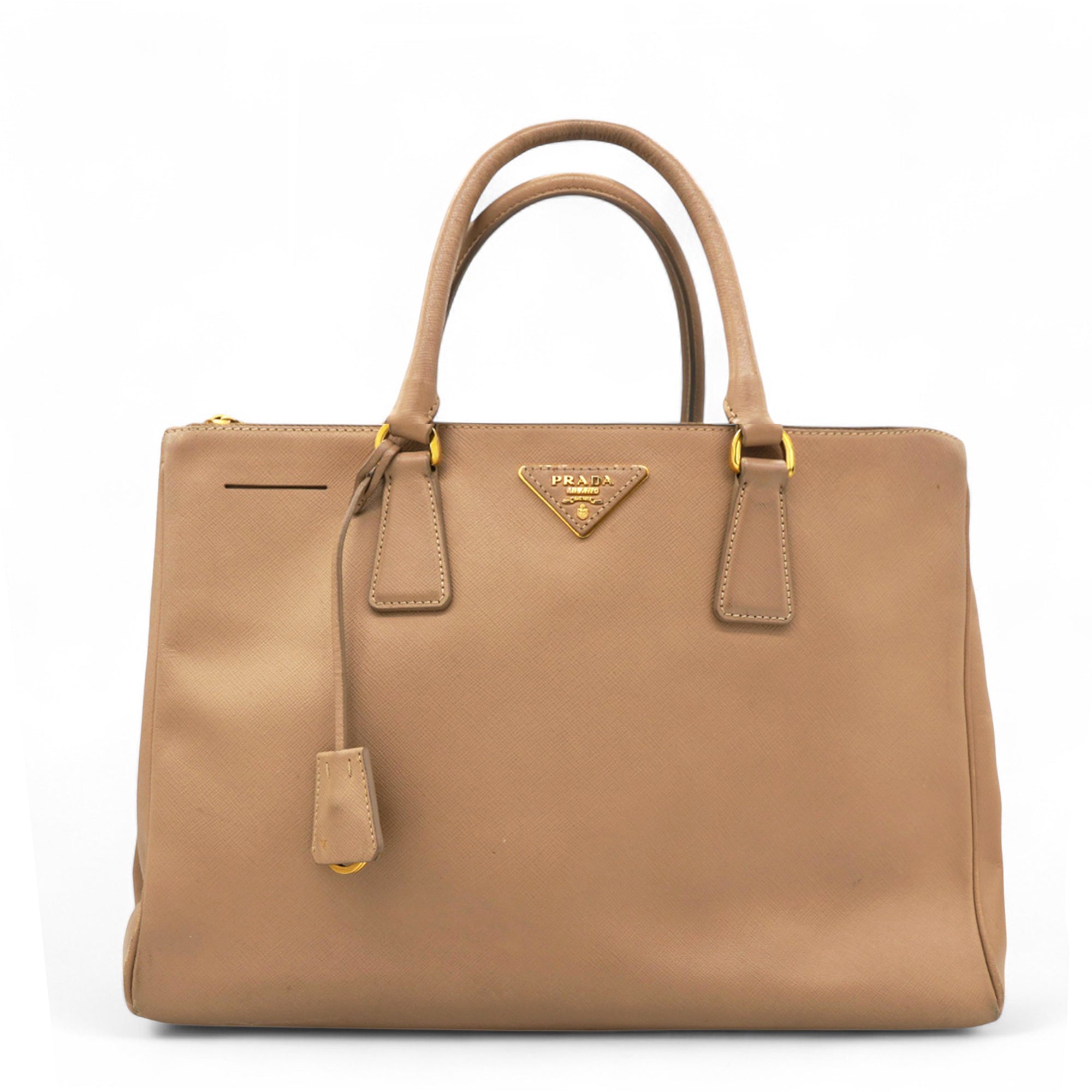 Saffiano Lux Large Tote Sabbia Beige