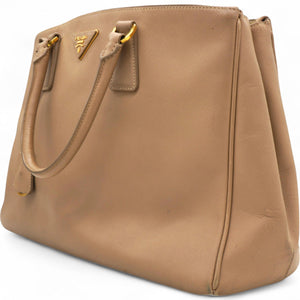 Saffiano Lux Large Tote Sabbia Beige