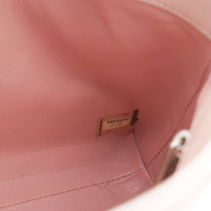 Pearlecent Pink Quilted Vintage Small Tote Bag