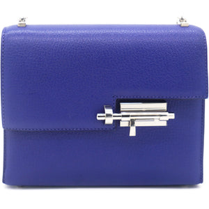 Chevre Mini Verrou Chaine Bag Blue