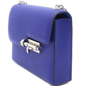 Chevre Mini Verrou Chaine Bag Blue