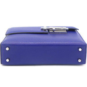 Chevre Mini Verrou Chaine Bag Blue