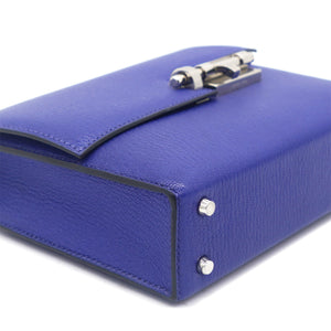 Chevre Mini Verrou Chaine Bag Blue
