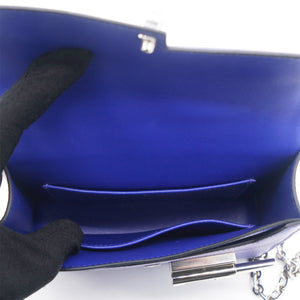 Chevre Mini Verrou Chaine Bag Blue