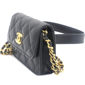 Mini Caviar Card Case on Chain