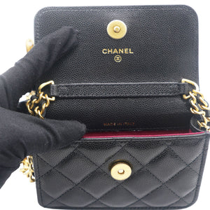 Mini Caviar Card Case on Chain