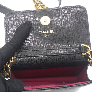 Mini Caviar Card Case on Chain