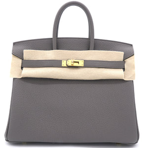 Birkin 25 Togo Gris Etain